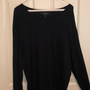 MARC ANTHONY PLAIN BLACK PULLOVER